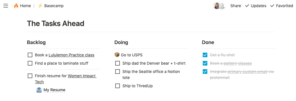 My To-Do List